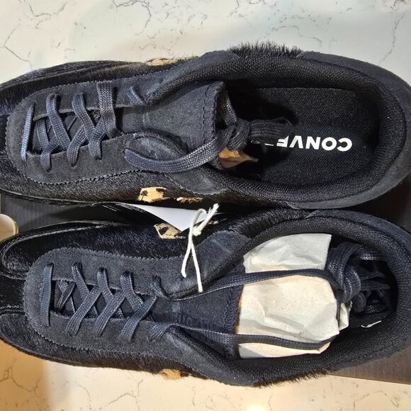 New Converse Run Star Trainer Low Shoes - Black PONY HAIR 2025 RARE MENS 10 - Picture 7 of 16